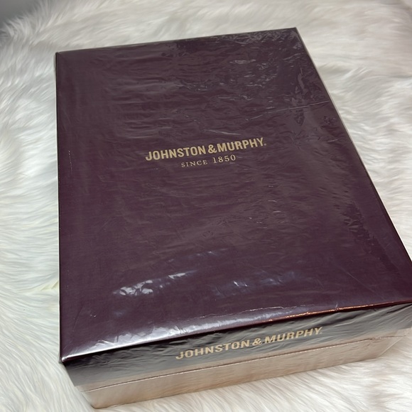 Johnston & Murphy Empty Shoe Boot Box Gift Box with Tissue Paper and Card - Picture 12 of 13